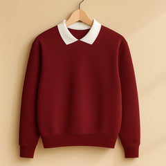 Collar Sweatshirt
