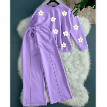 Printed sweatshirt with flapper