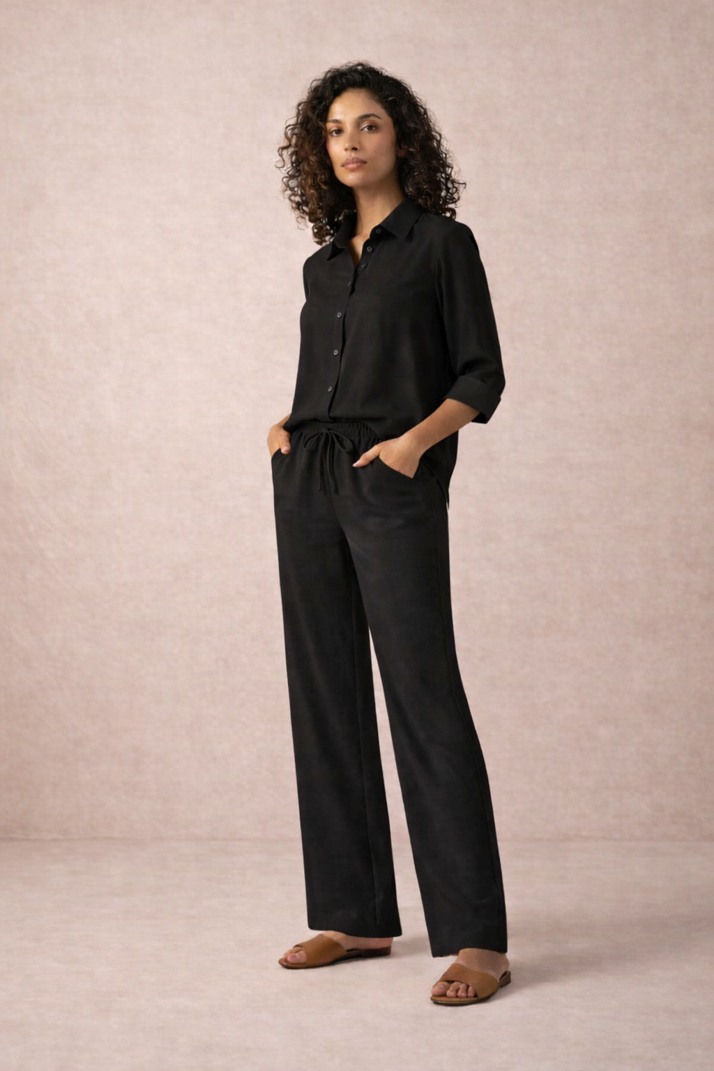 BUTTON DOWN SHIRT WITH FLAPPER TROUSER