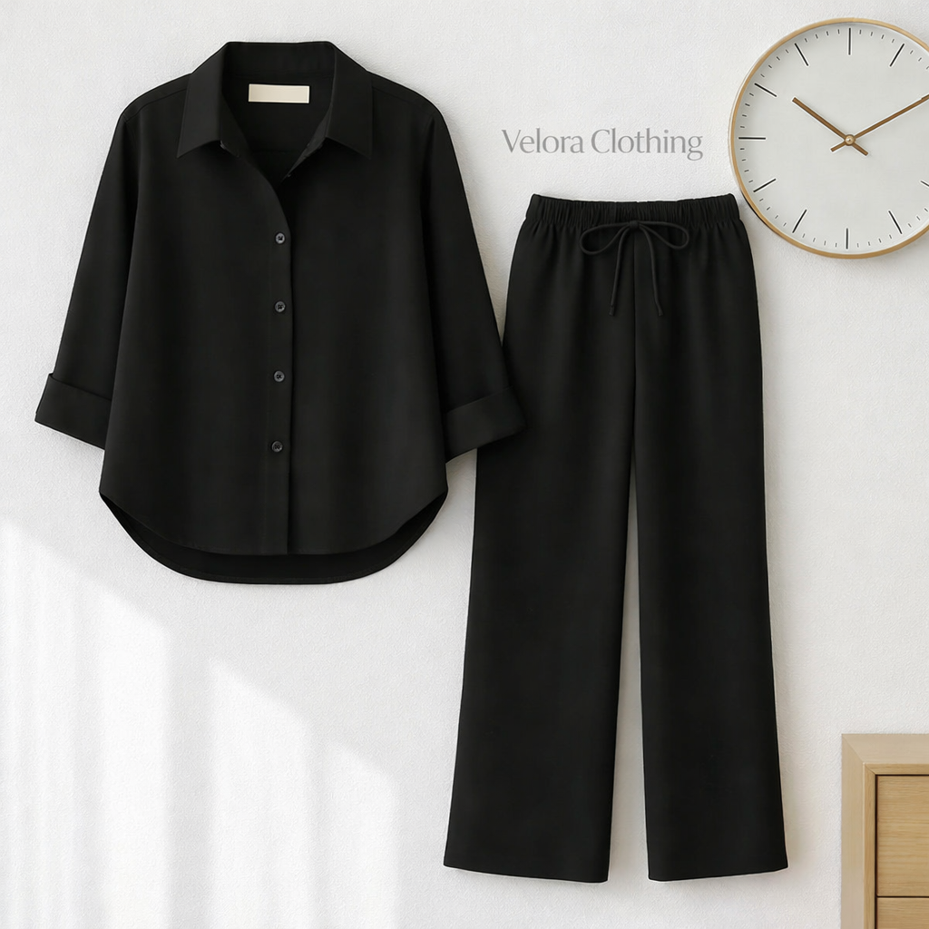 BUTTON DOWN SHIRT WITH FLAPPER TROUSER