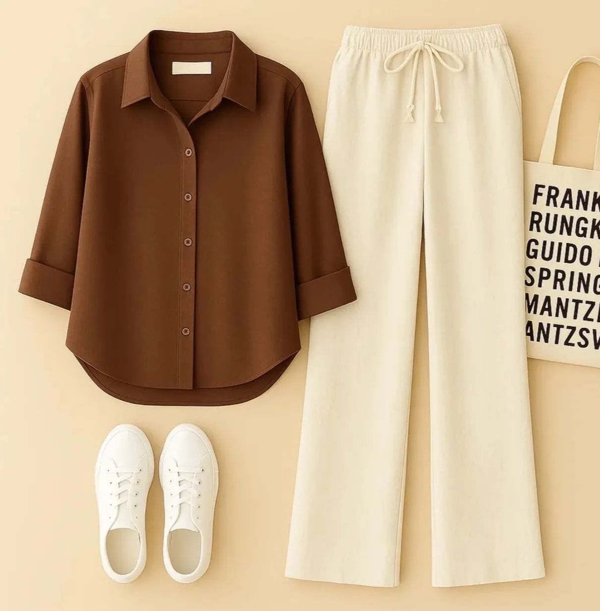 BUTTON DOWN SHIRT WITH FLAPPER TROUSER