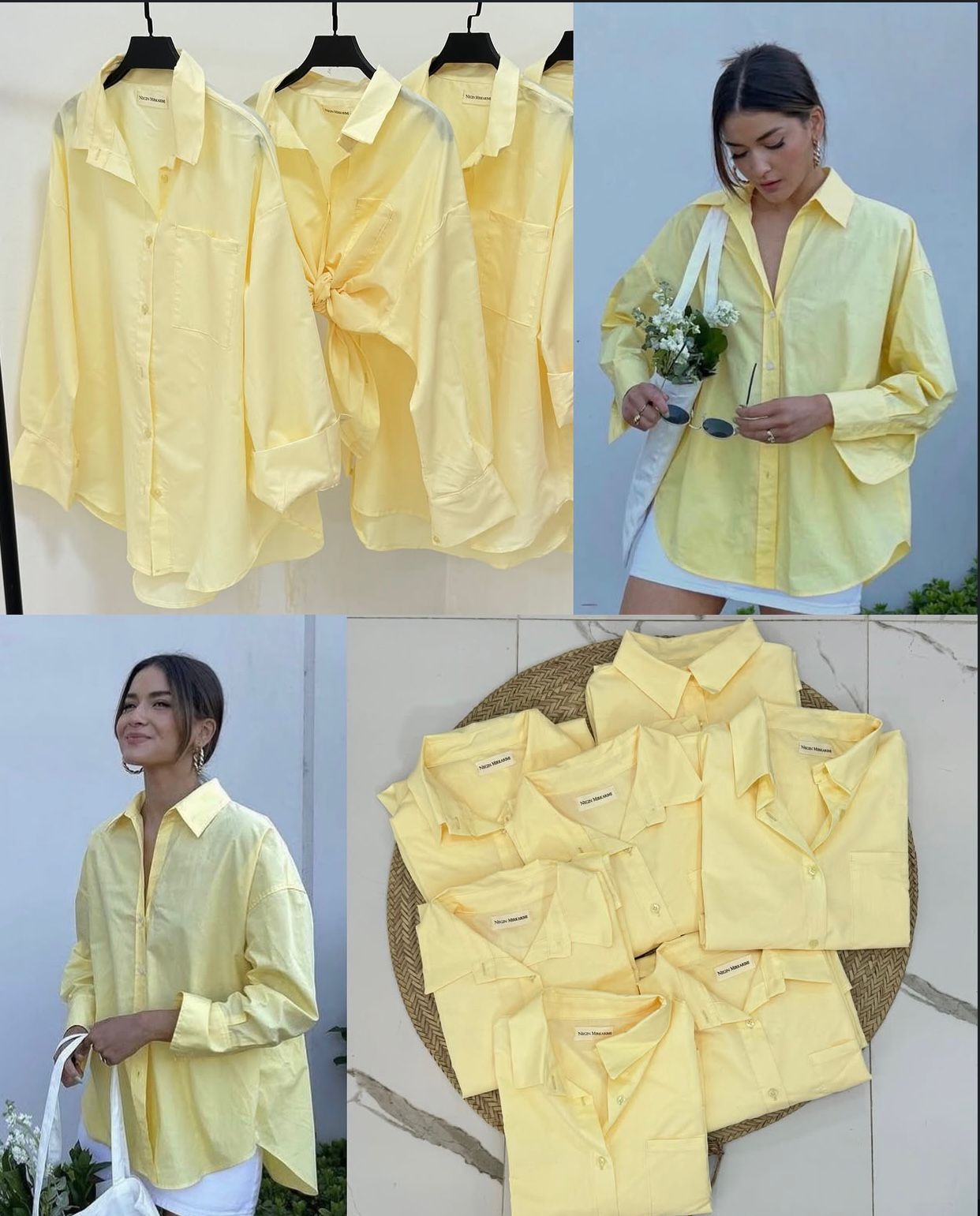 LEMON BUTTON DOWN SHIRT