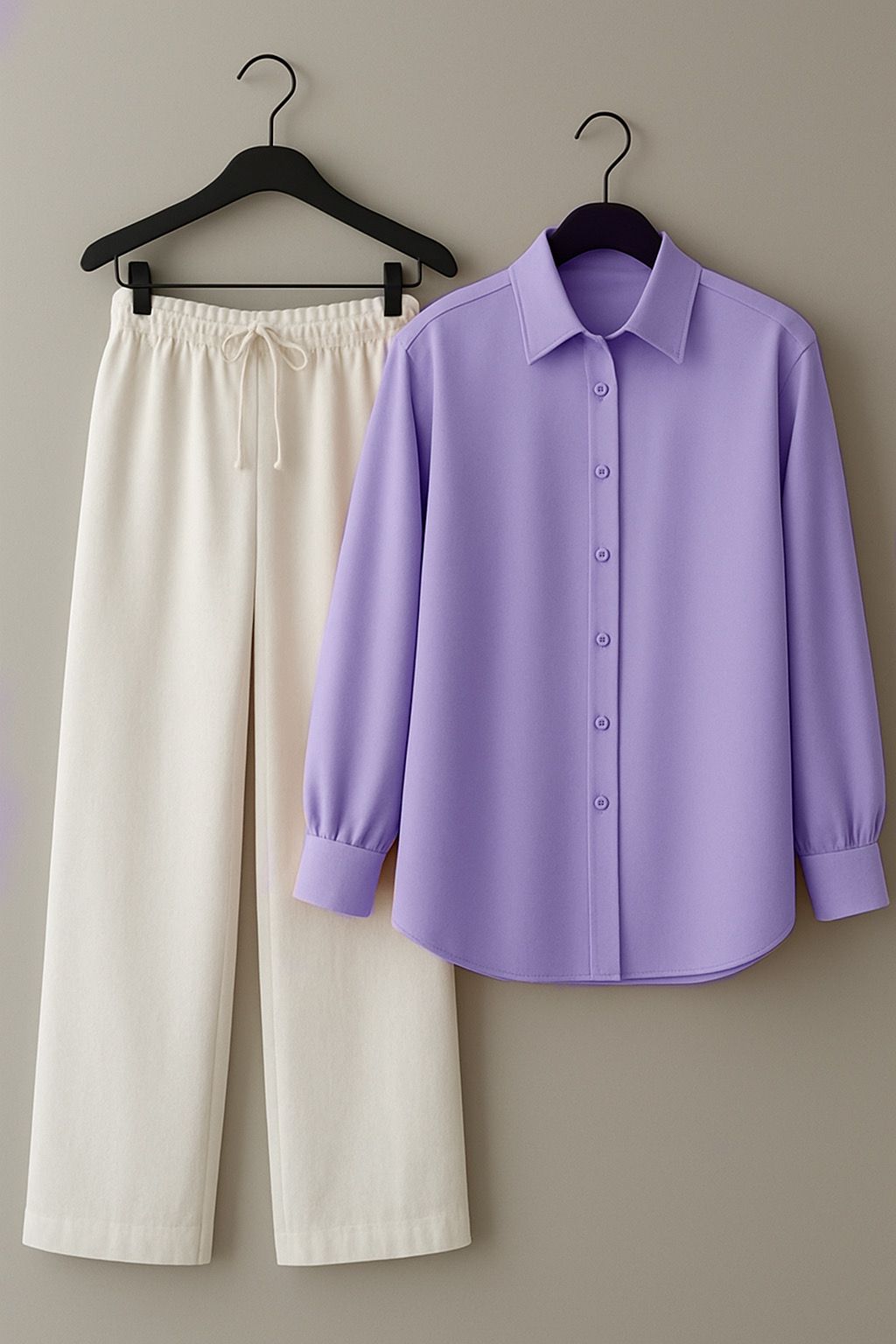 BUTTON DOWN SHIRT WITH FLAPPER TROUSER