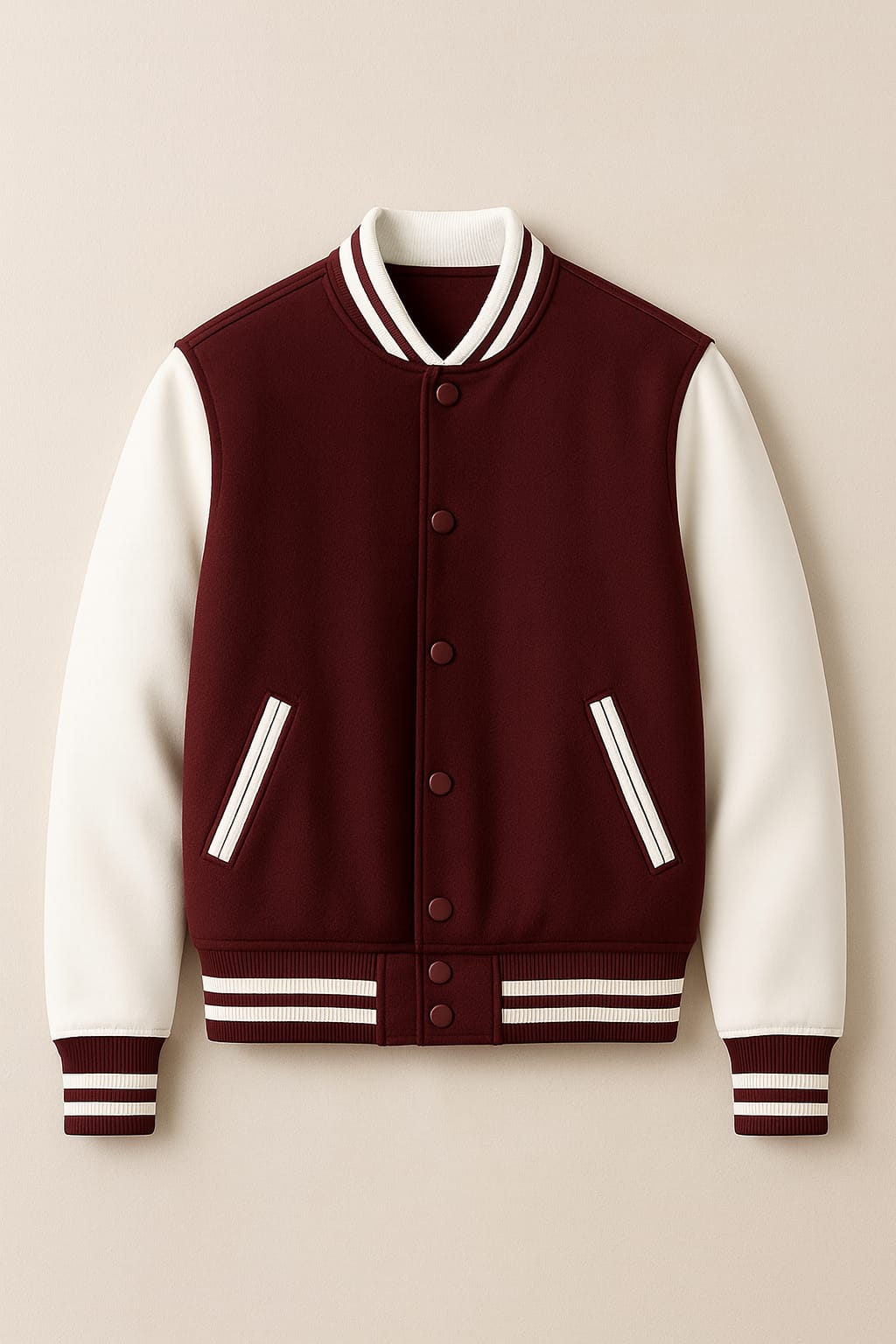 Maroon Baseball Jacket