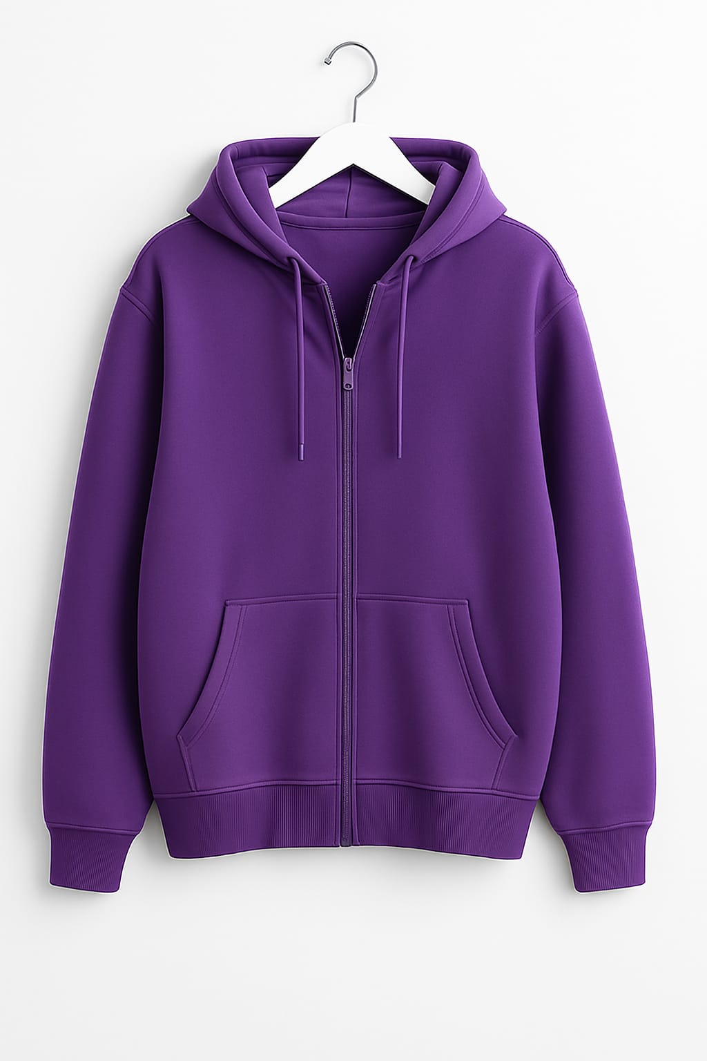 Purple Zipper Hoodie