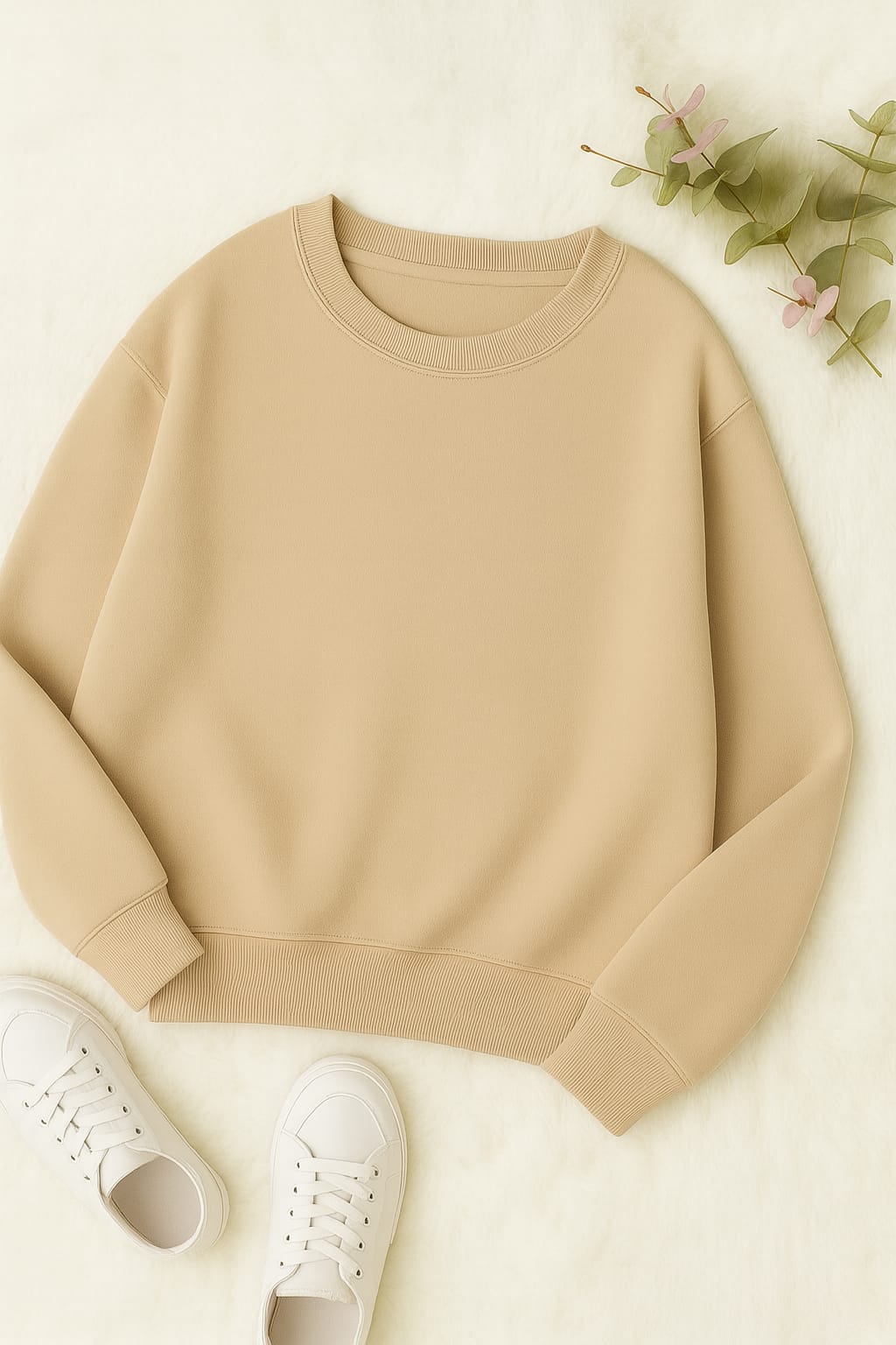 Beige Sweatshirt