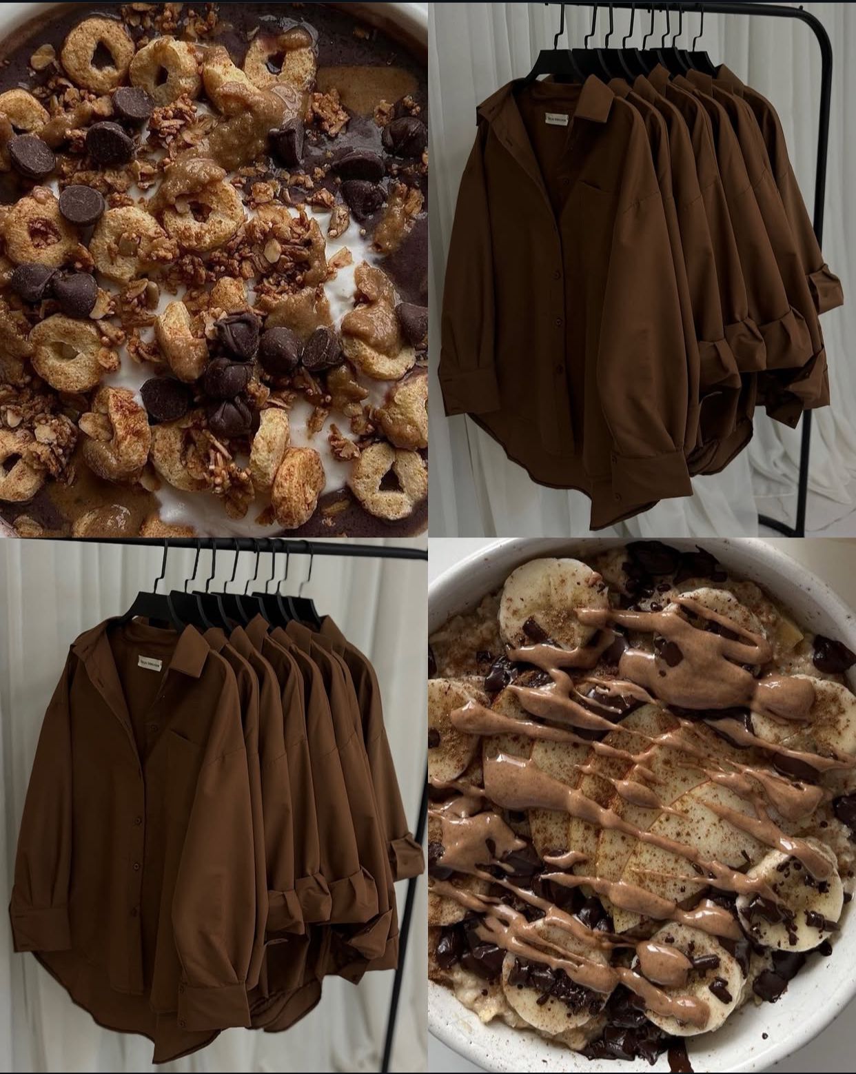 DARKBROWN BUTTON DOWN SHIRT