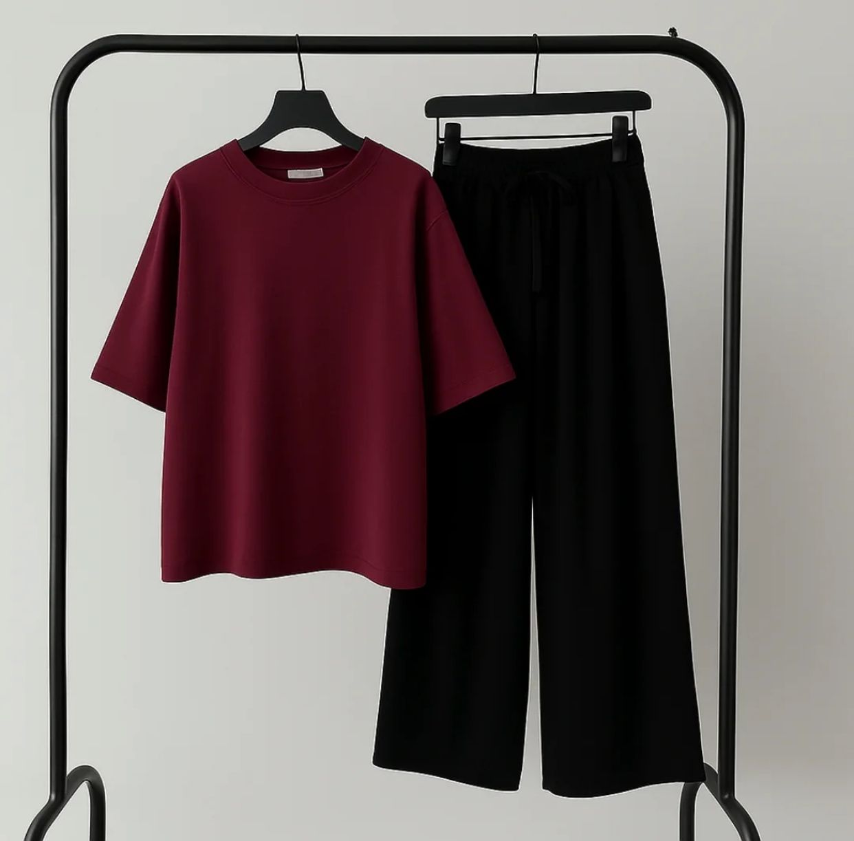 Oversized Tee and Flapper Trouser