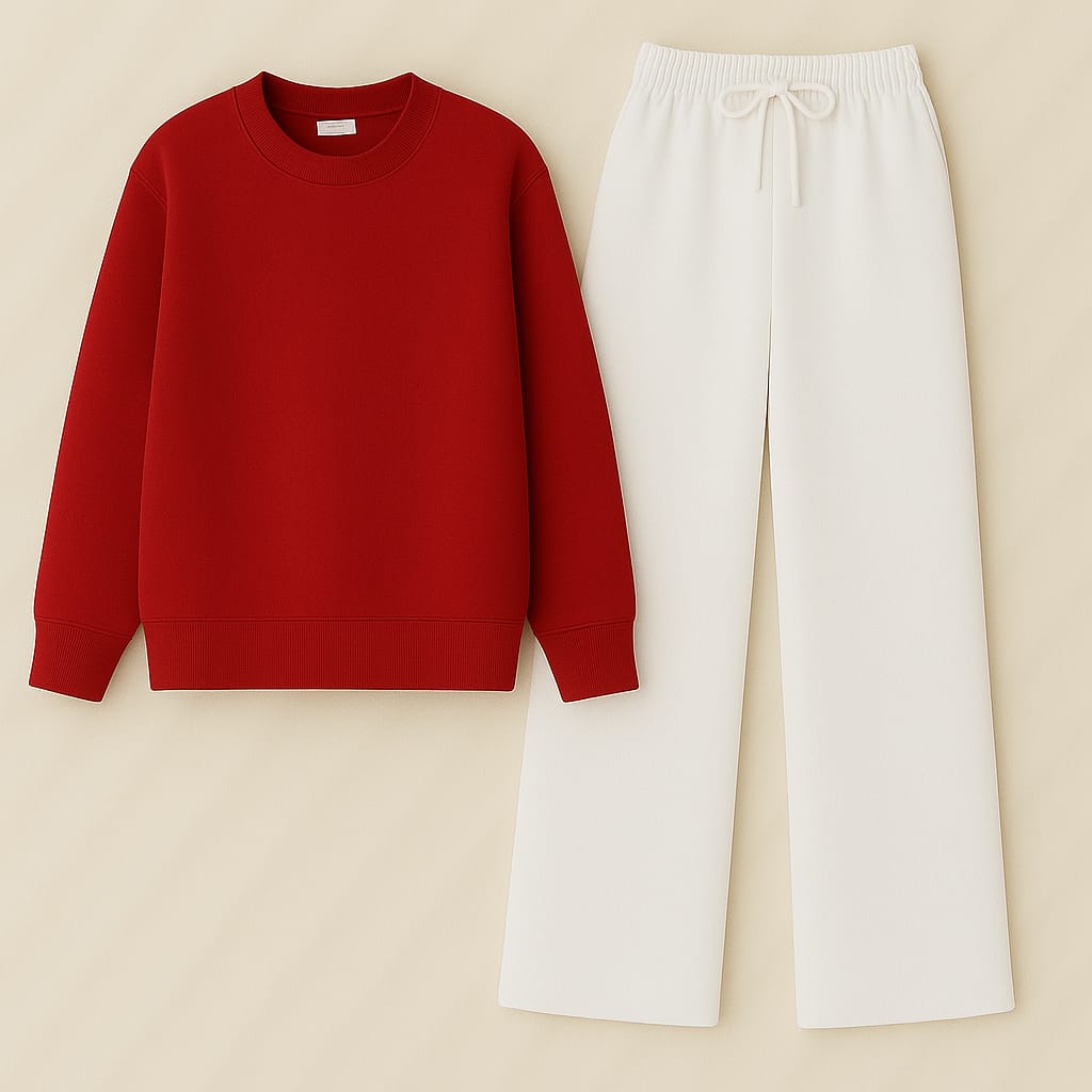 Sweatshirt With White Flapper