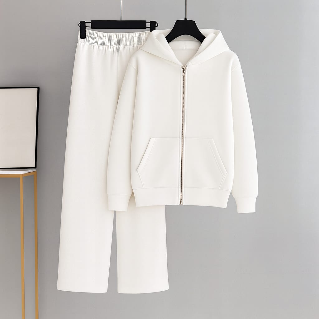 Zipper With White Flapper