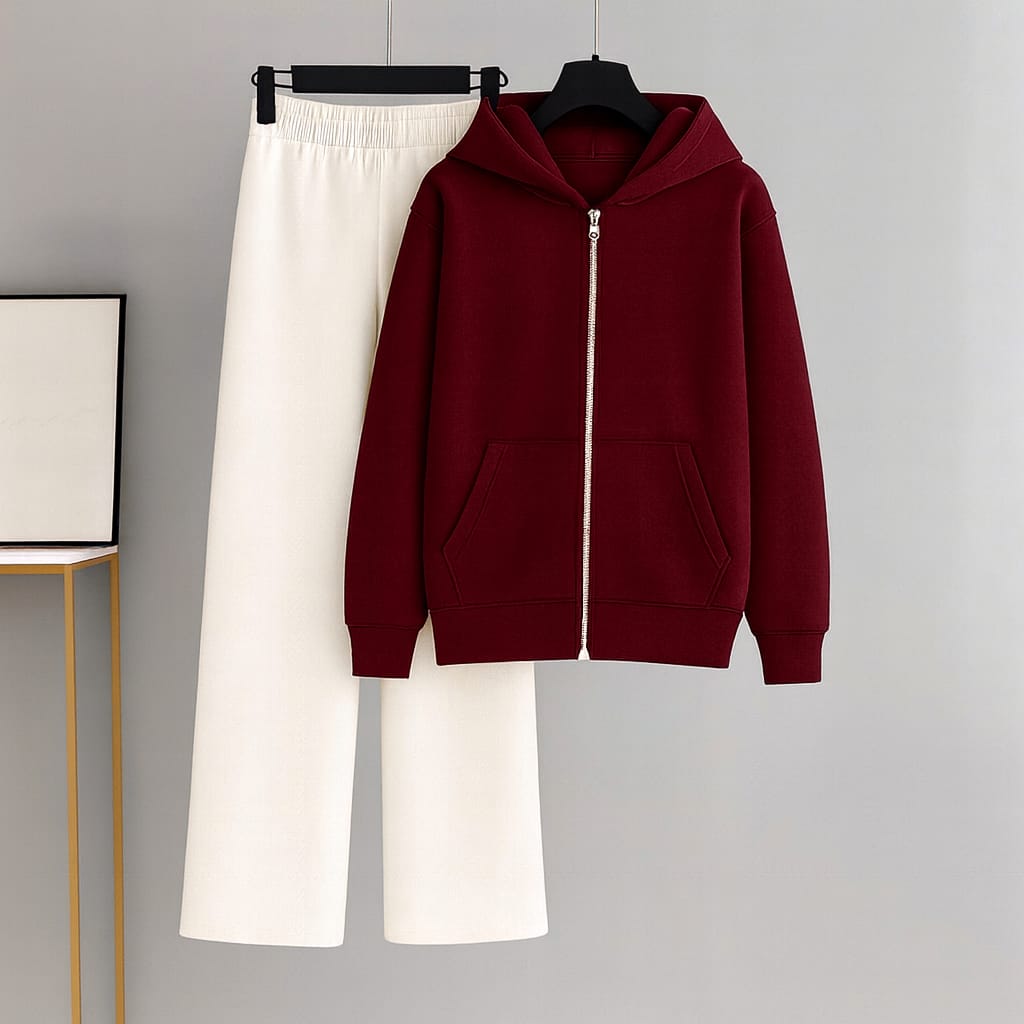 Zipper With White Flapper